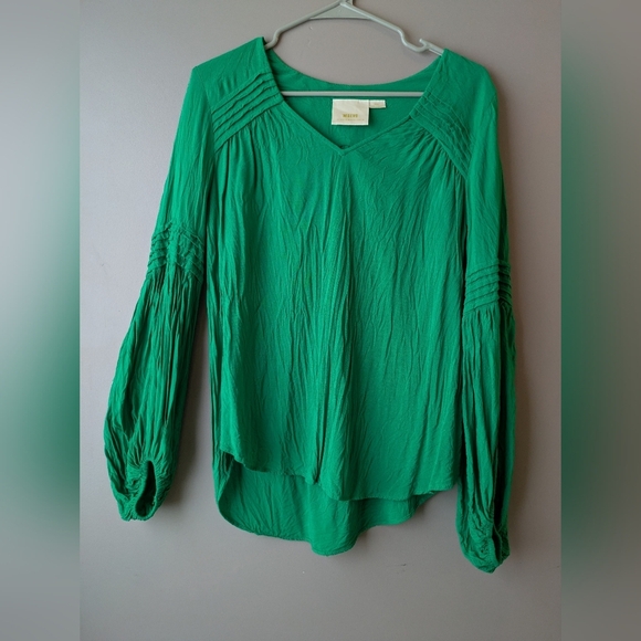 Maeve Green Blouse S - Picture 4 of 13